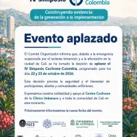 Aplazamiento Evento 2026